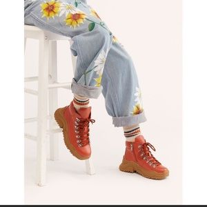 Free People x Jeffrey Campbell Bowery Hiker Boot NWOT